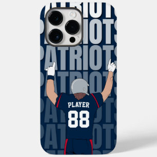Personalised Patriots Jersey American Football Case-Mate iPhone 14 Pro Max Case