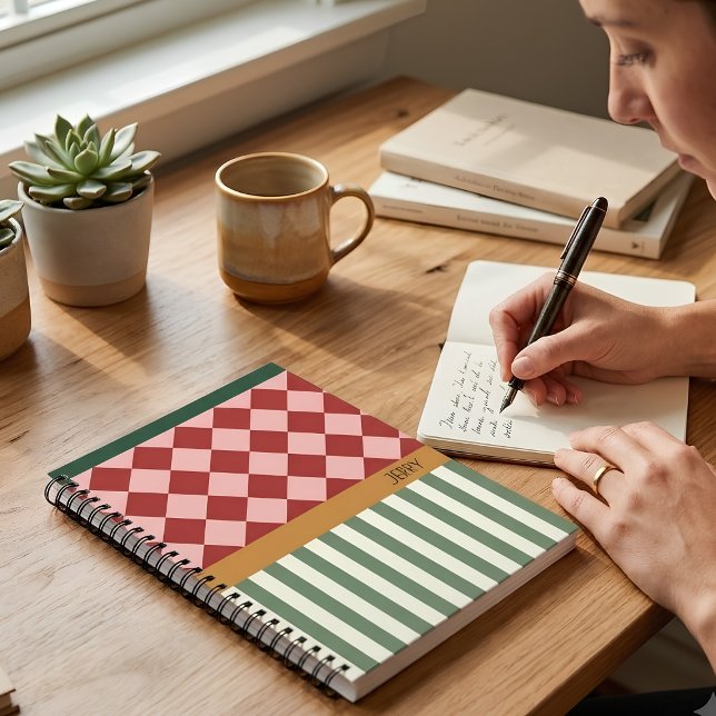 Personalised Pattern Notebook with Name (Creator Uploaded)