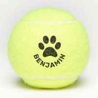 Personalised Paw Print Pet Name Dog