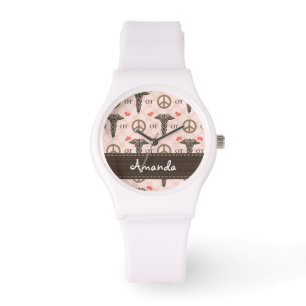 Personalised Peace Love Occupational Therapy Watch