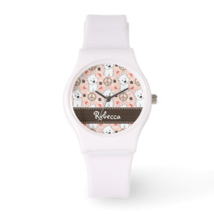 Personalised Peace Love Westies Watch