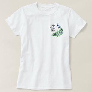 Personalised Peacock Farm Logo T-Shirt