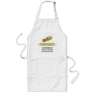 Personalised Peanut Long Apron
