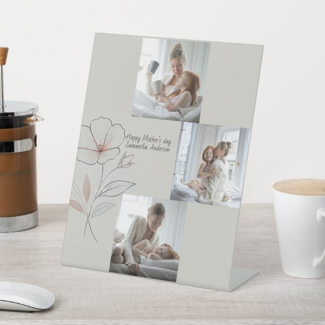 Personalised Pedestal Sign – Mother's Day Gift (In SItu)