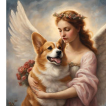 Personalised Pembroke Corgi Memorial Keepsake 