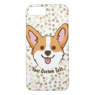 Personalised Pembroke Welsh Corgi Puppy Dog Stars iPhone 8/7 Case