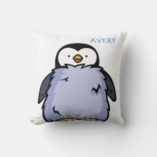 Personalised Penguin Chick Big Cushion