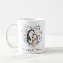 Personalised Penguin Love Mug