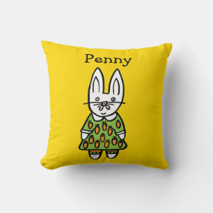 Personalised Penny the Rabbit Cushion