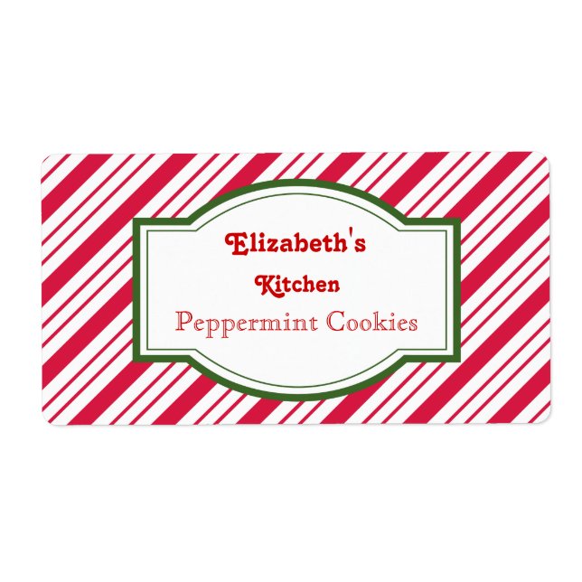 Personalised Peppermint Labels (Front)