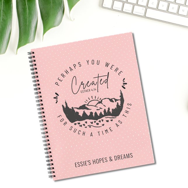 Personalised Perhaps You Were Created Christian Notebook (Creator Uploaded)