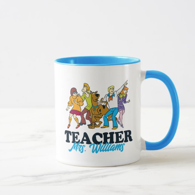 Personalised | Personalised | Whole Gang 13Teacher Mug (Right)