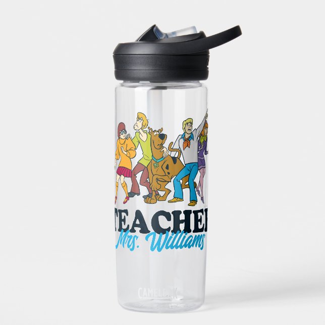 Personalised | Personalised | Whole Gang Teacher Water Bottle (Left)