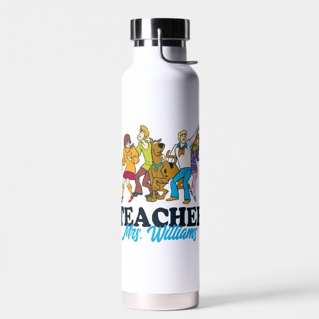 Personalised | Personalised | Whole Gang Teacher Water Bottle (Left)