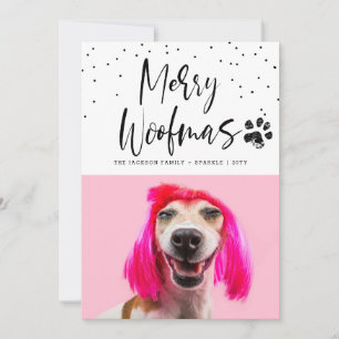 Personalised Pet 2 Photo Christmas Holiday