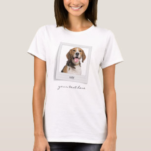 Personalised Pet Beagle Birthday Photo Frame Name T-Shirt