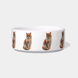 Personalised Pet Bowl From Photo of Your Pet