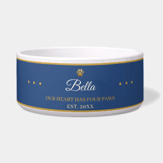 Personalised Pet Bowl , Vintage Heritage Dog Bowl