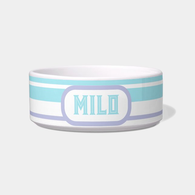 Personalised Pet Bowl with Name (Front)