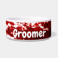 Personalised Pet Bowls Blood Splatter Vampire Goth