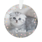 Personalised Pet Cat Meowy Christmas Holiday Photo
