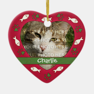Personalised Pet Cat Photo Ornament