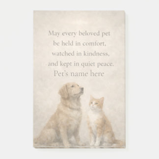 Personalised Pet Comfort Post‑It® Notes