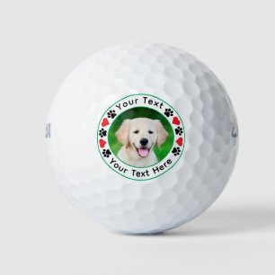 Personalised Pet Dog Photo Father's Day  Golf Balls