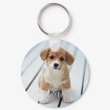 Personalised Pet & Family Keychain – Custom Engrav