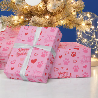 Personalised Pet Happy Birthday Wrapping Paper