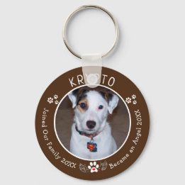 Personalised Pet Loss - Custom Dog Memorial Key Ring