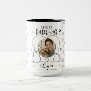 Personalised Pet Lover Photo And Name Mug