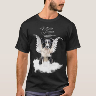 Personalised Pet Memorial Border Collie Dog T-Shirt