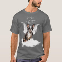 Personalised Pet Memorial Boston Terrier Dog