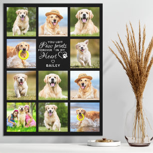 Personalised Pet Memorial Gift Pet Loss Keepsake Canvas Print