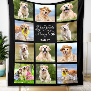 Personalised Pet Memorial Gift Pet Loss Keepsake  Fleece Blanket
