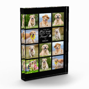 Personalised Pet Memorial Gift Pet Loss Keepsake Photo Block