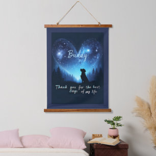 Personalised Pet Memorial  Hanging Tapestry