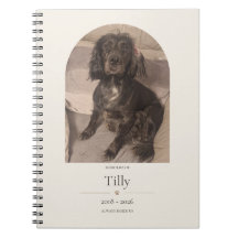 Personalised Pet Memorial Notebook | Dog & Cat