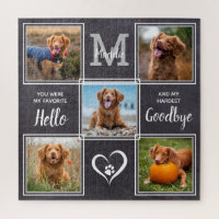Personalised Pet Memorial Pet Loss Photo Collage