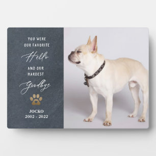 Personalised Pet Memorial Pet Loss Photo Collage Plaque