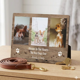 Personalised Pet Memorial Pet Loss Photo Collage   Plaque