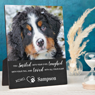 Personalised Pet Memorial Remembrance Dog Photo Plaque