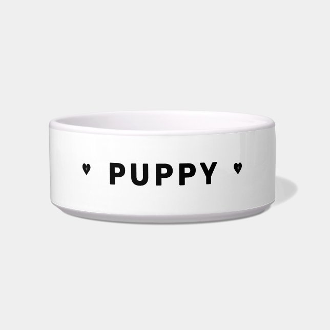 Personalised  Pet Name Ceramic Bowl (Front)