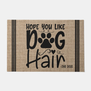 Personalised Pet NAME Hope You Like Dog Hair Doormat