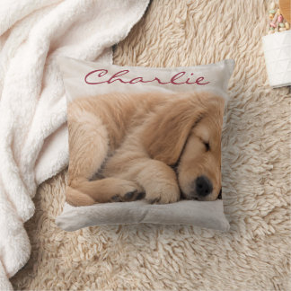 Personalised Pet Name Photo Cushion