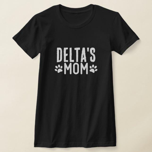 Personalised Pet Name T-Shirt for Dog & Cat Lovers (Laydown)