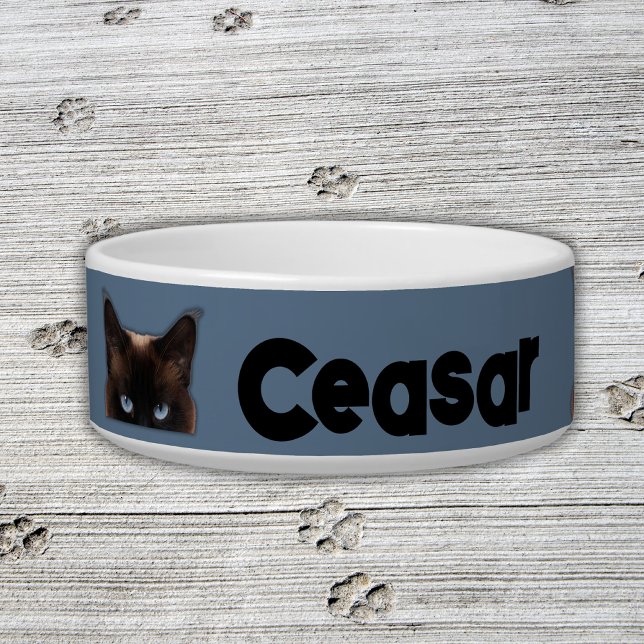 Personalised Pet Name with Image | Bowl (Creator Uploaded)