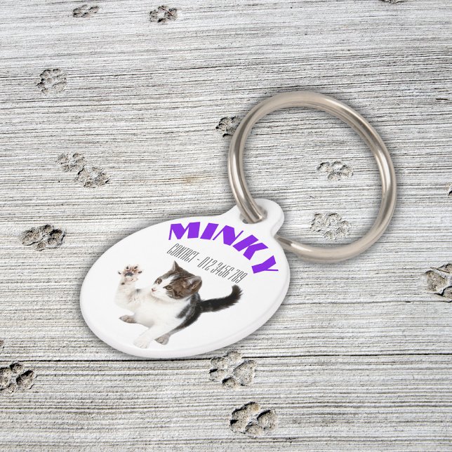 Personalised Pet Name with Image |  Pet Tag (Creator Uploaded)