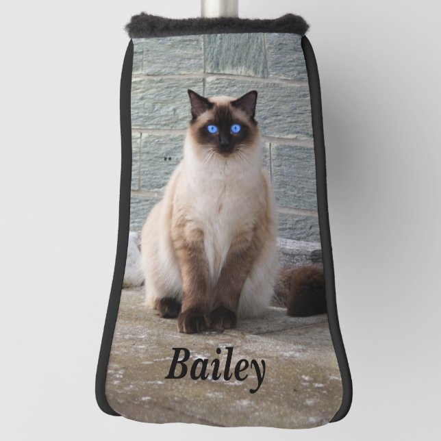 Personalised Pet or Family Photo Golf Putter Cover (Rotate 90)